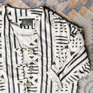 Incredible Vintage Linen Jacket